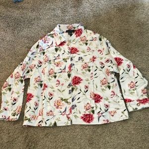 NWT Tahari floral jacket 2X